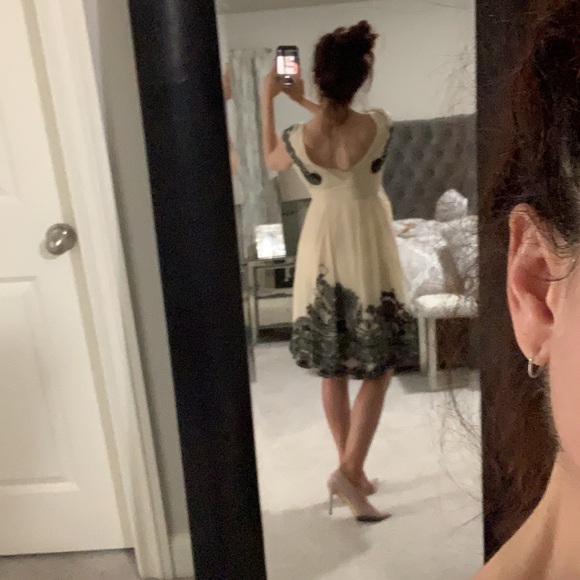 Karen Millen Lace Embellished Silk Dress - Picture 9 of 9